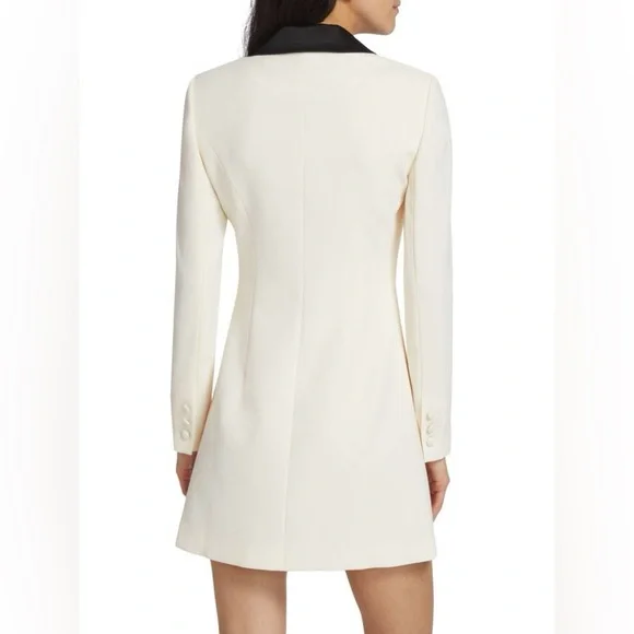 NWT $550 Alice + Olivia Kryie Tuxedo Blazer Dress - Picture 10 of 14
